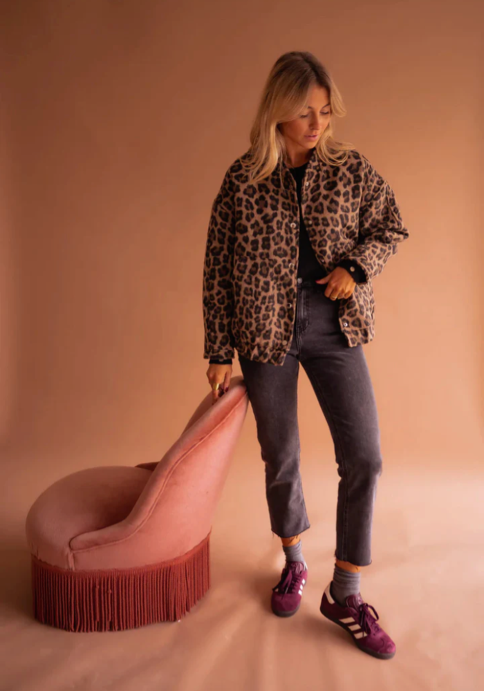 LAYLA™ | The Leopard Bomber Jacket