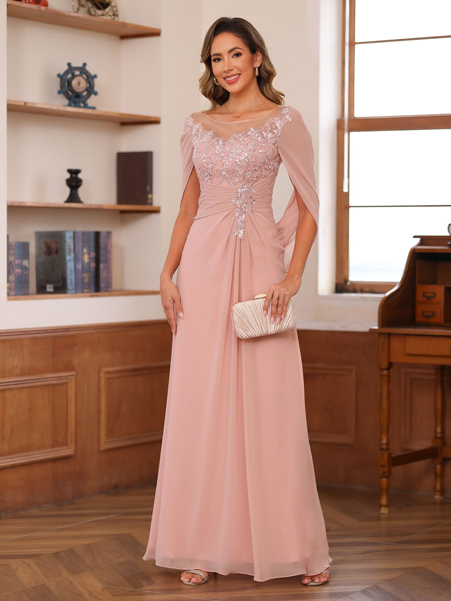 Margot | A-Line Dress with Cape