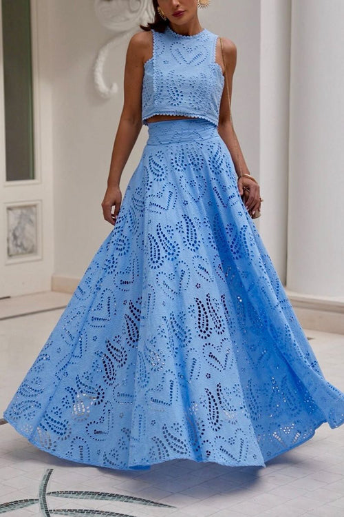 Lumina Maxi Swing Skirt Set