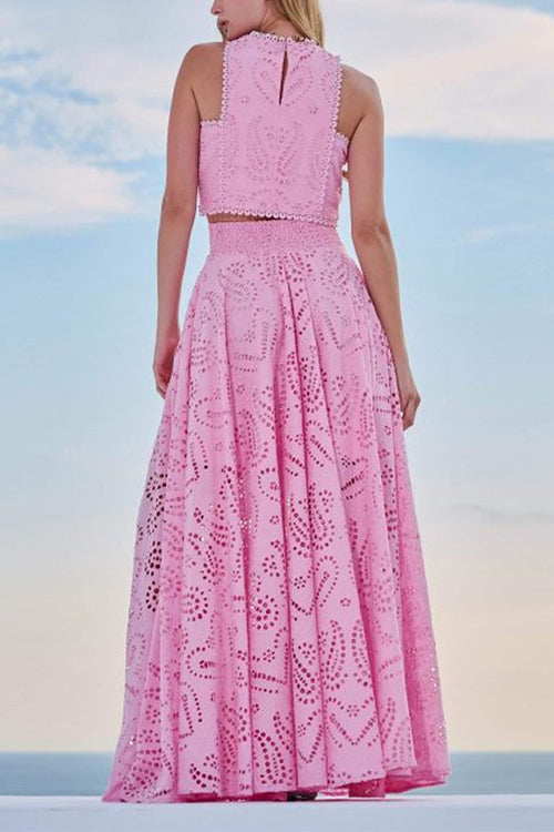 Lumina Maxi Swing Skirt Set