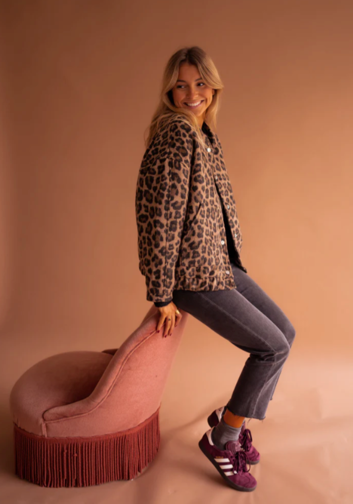 LAYLA™ | The Leopard Bomber Jacket