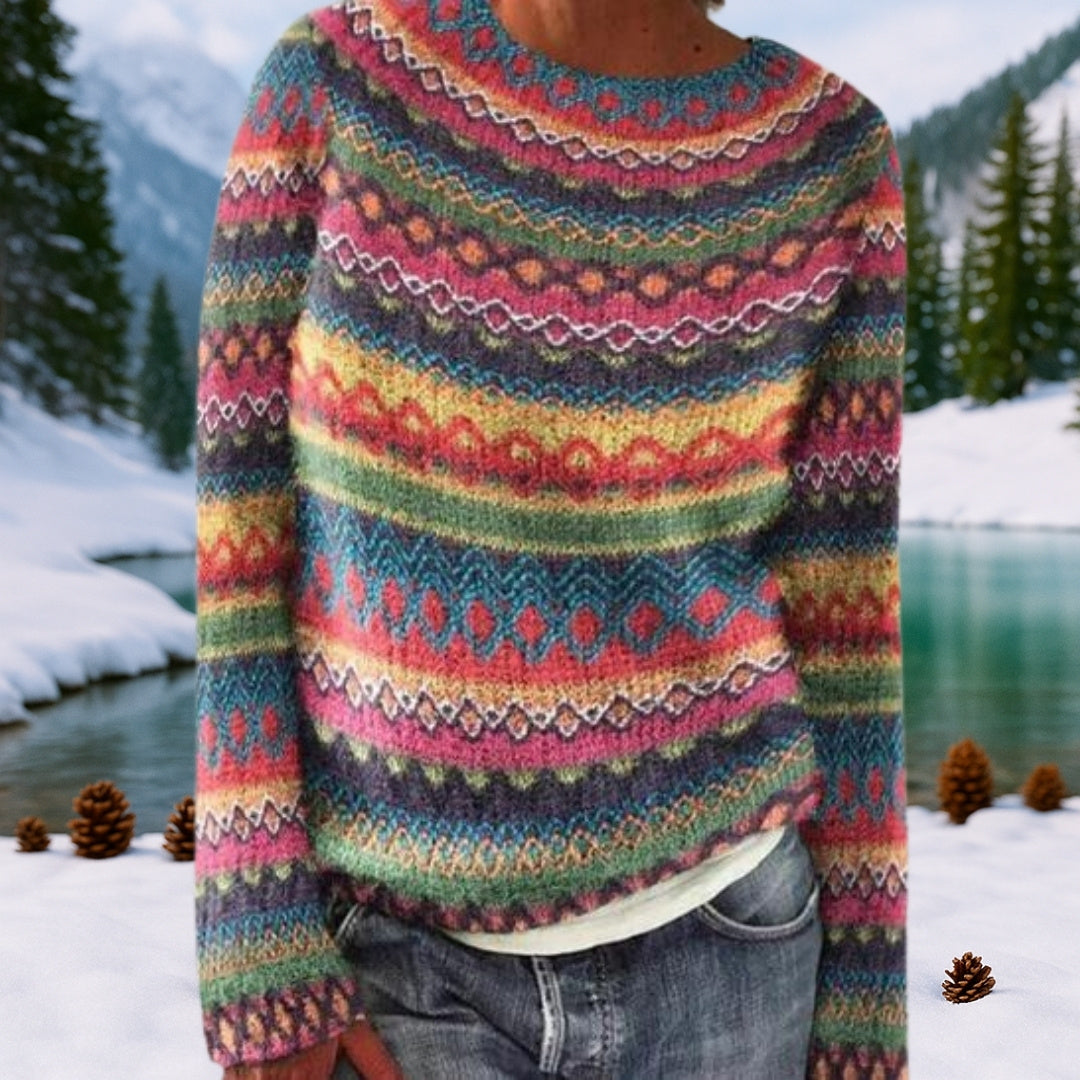 LILY | RETRO ICELANDIC SWEATER